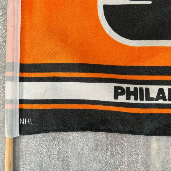 Vintage Philadelphia Flyers Mini Flag Rare 17”x12” NHL Hockey Philly - Picture 2 of 6